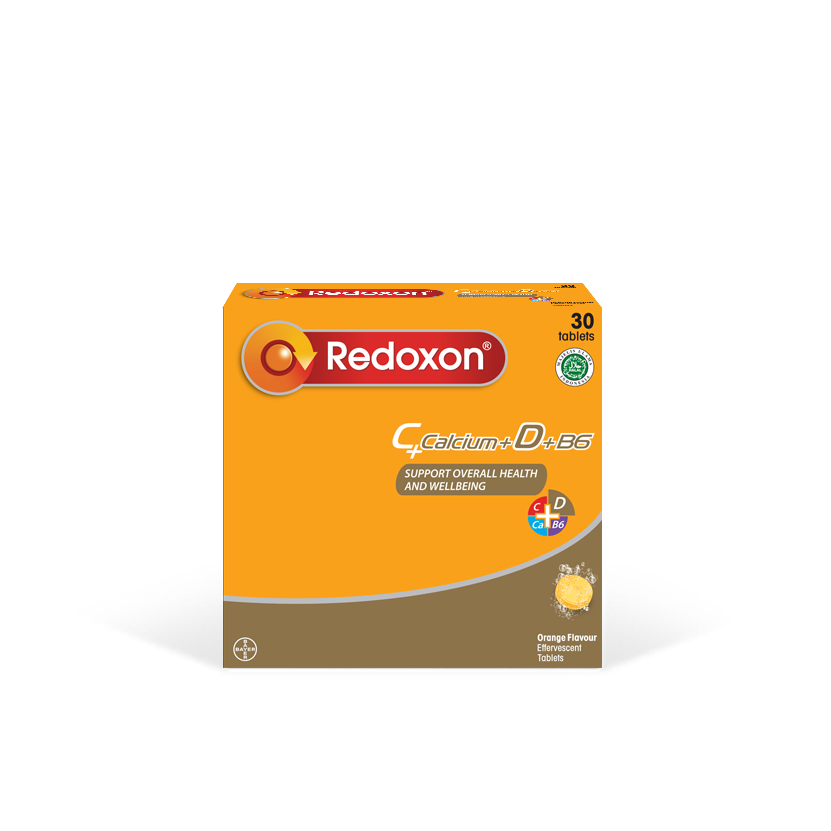 Redoxon® C + Calcium + D + B6 Orange Effervescent 30s